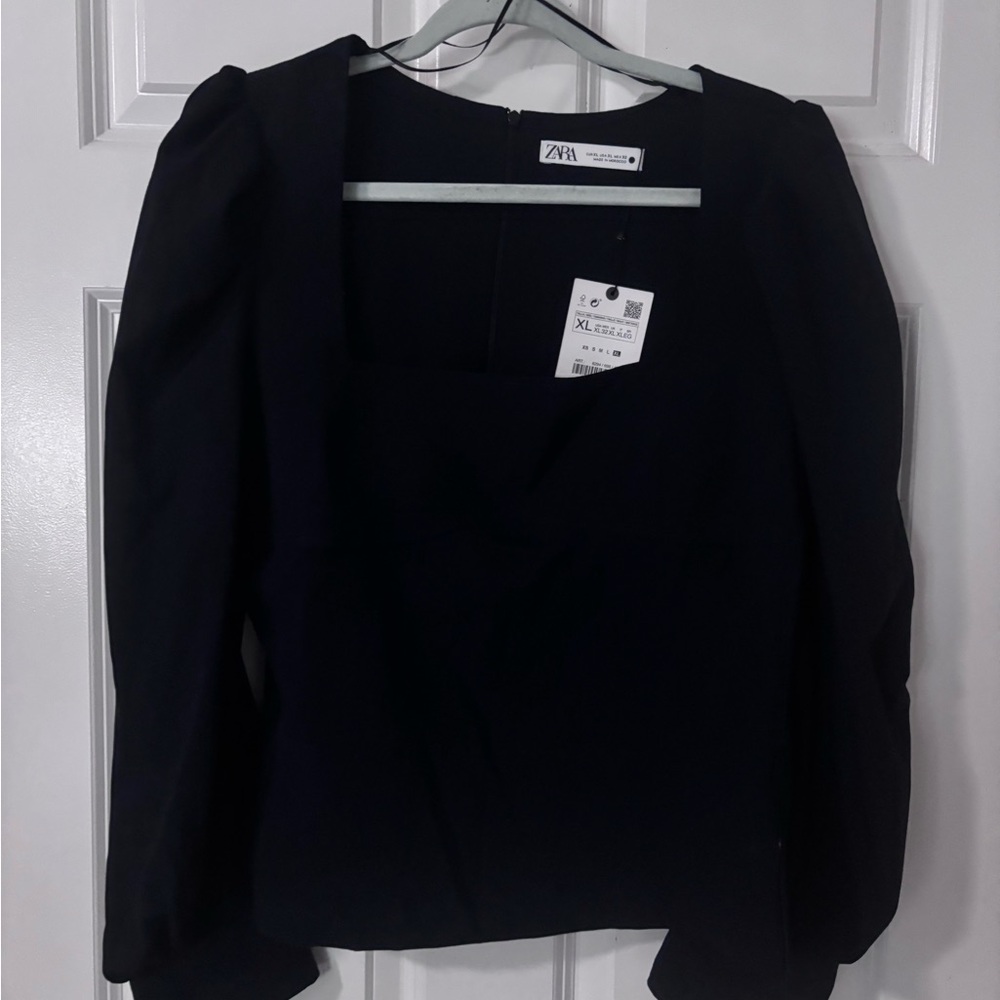Zara Elegant Black Blouse